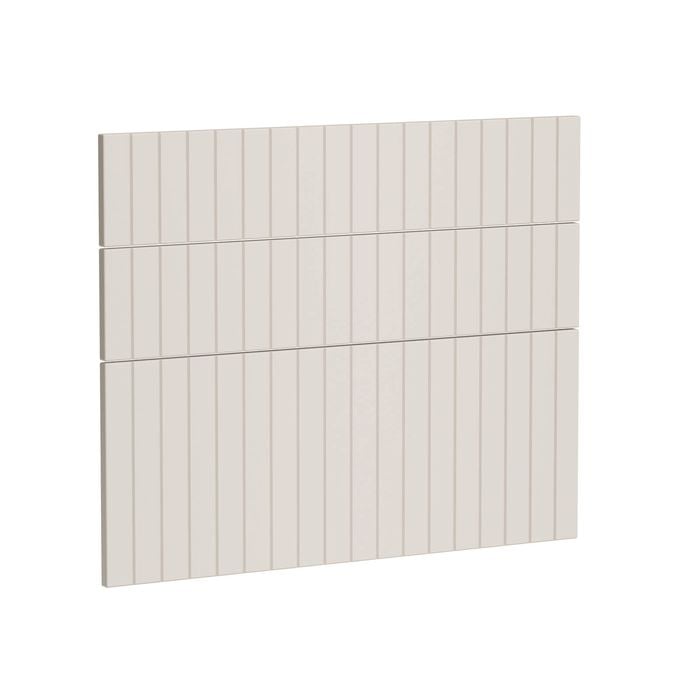 Kaboodle 900mm Cremasala V-Groove 3 Drawer Panels