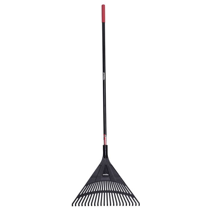 Trojan 500mm Leaf Rake Steel Handle 