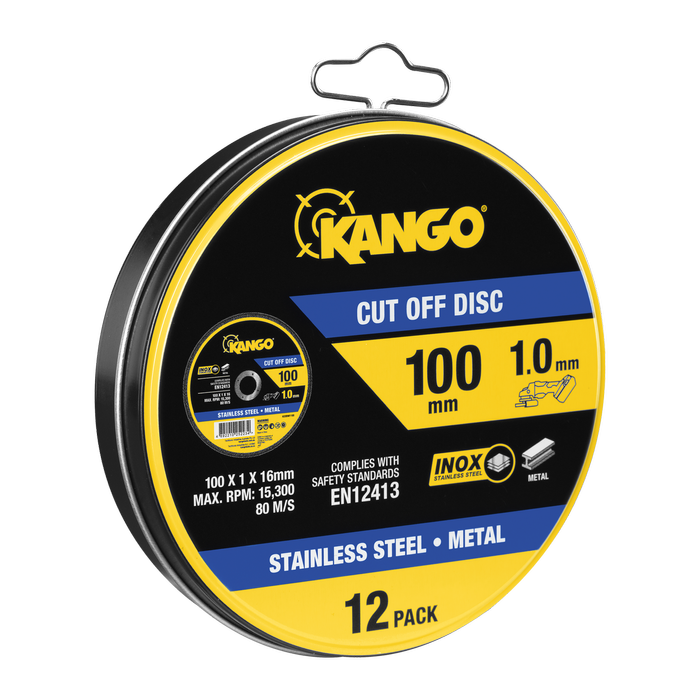 Kango 100mm Metal Cut Off Discs - 12 Pack