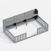 Ufurniture Montessori Floor Bed Kids Bed Single Bed Frame Floor Bed, Grey