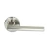 Miles Nelson Satin Nickel Forli Round Rosette Dummy Set