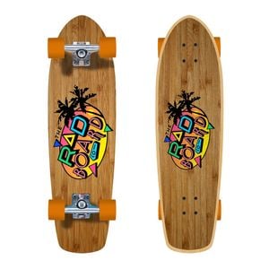 Rad Board Co Complete Skateboard Retro Roller - Bamboo Cabin 7.9