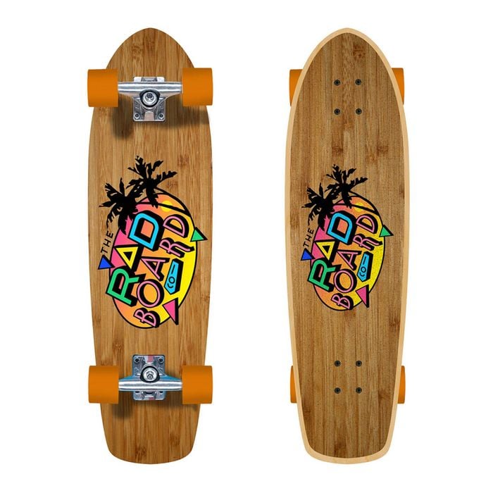 Rad Board Co Complete Skateboard Retro Roller - Bamboo Cabin 7.9