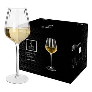 Argon Tableware Kensington Optic Crystal White Wine Glasses - 360ml - Pack Of 24
