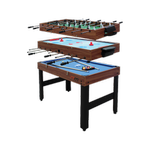 4FT 3-in-1 Games Foosball Soccer Hockey Pool Table