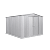 Absco Sheds 3.00m x 3.66m x 2.30m Zincalume Double Door Highlander Garden Shed 