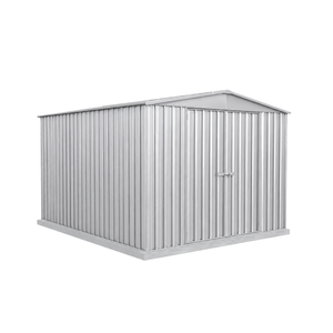 Absco Sheds 3.00m x 3.66m x 2.30m Zincalume Double Door Highlander Garden Shed 