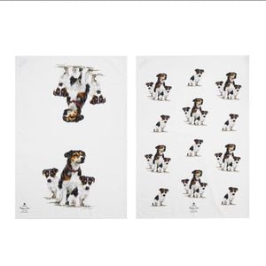Ashdene Puppy Love Set Of 2 Tea Towels