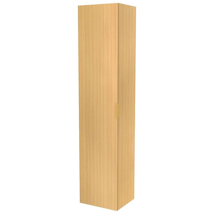 Lugna 2048 x 450 x 380mm Sand 3 Shelf 3 Drawers Left Hinged Door Storage Cabinet