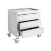 Modular Systems Mobile Work Stand With 3 Drawers  - Commercial Kitchen Cabinets (MDS-6-700)