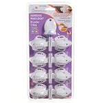 Dreambaby Child Safety Adhesive Mag Lock - 8 Pack