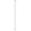 ProtectorAl 50 x 50 x 1300mm Pearl White Aluminium Pool And Garden Flanged Fence Post With Cap