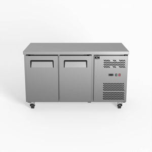 AG Equipment AG Two Door Commercial Worktop / Under Bench Freezer 700mm Depth - Under Bench Freezers (AG-GNX2100BT)