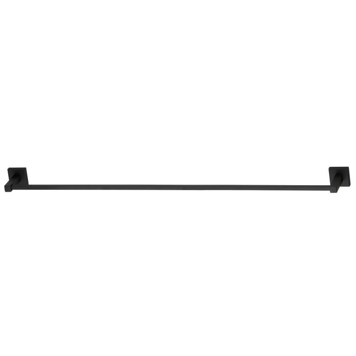 Mondella 935mm Matte Black Rococo Towel Rail