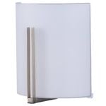 Brilliant 20cm Satin Nickel Ripley Wall Sconce