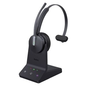 Yealink Wh64 Mono Teams Dect Wireless Headset, Dect & Bluetooth Wireless Technology, 3-mic Noise Cancellation