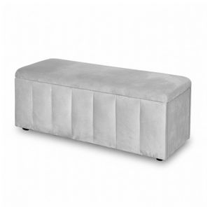 Artiss Storage Ottoman Velvet Grey