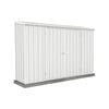 Absco Sheds 3.0 x 0.78 x 1.95m Surfmist Double Door Space Saver Garden Shed