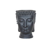 Northcote Pottery 50cm Black Balinese Head Planter