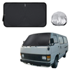 Front Windscreen Sun Shade for Toyota Hiace Van 1989 - 2005 (LWB) - S 150 x 85 cm - Black