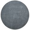 Contemporary Handwoven Wool Rug-Unity 6230-Smoke-160x160cm