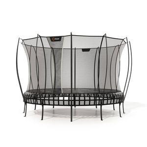 VULY Thunder 2 Extra Large 15ft Springless Trampoline with Enclosure - Round Kids Trampolines