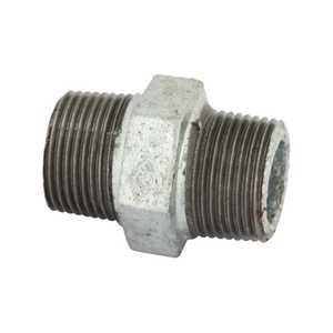 Brasshards 20mm Galvanised Hex Nipple