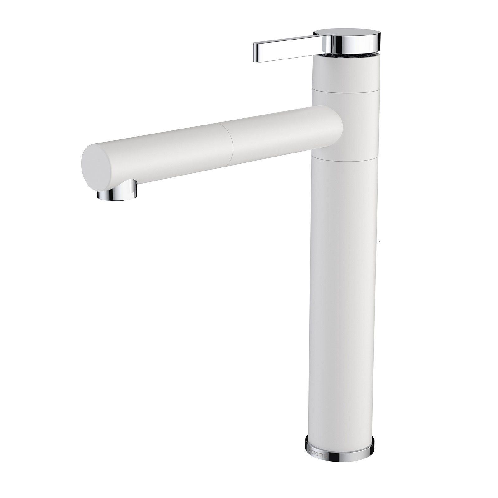 Caroma White Twin Sink Mixer