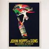 Galrie John Hopps and Sons Vintage Mazzara Del Vallo Advertising Poster Art, Wood Frame, A0 84 x 119cm (33 x 47inch)