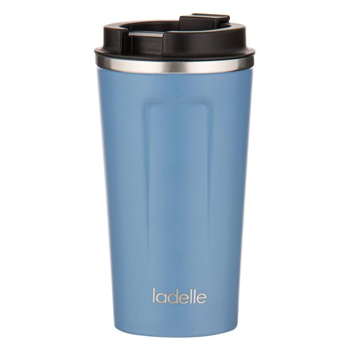 Ladelle Eco Culture Stainless Steel/PP 17cm/500ml Travel Mug - Blue