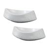 SOGA 2X 37x12.5cm Ceramic Boat Tray