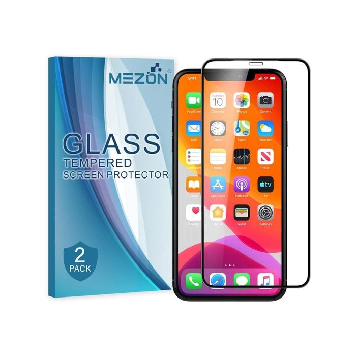 Pack MEZON Apple iPhone XS Max Full Cover Tempered Glass
