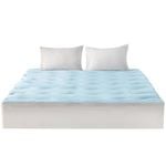 LINENOVA Cooling & Warm Reversible Mattress Topper Protector - King
