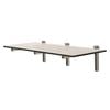 Metlam Australia 960mm x 397mm Off White Phenolic Folding Shower Seat