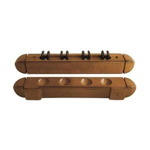 Formula Sports 4 Cues Stick Clip Wall Rack Storage Billiard/Pool Accessory Oak