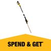 DeWALT 18V XR Cordless Pole Hedge Trimmer DCMPH566N-XE - Skin Only
