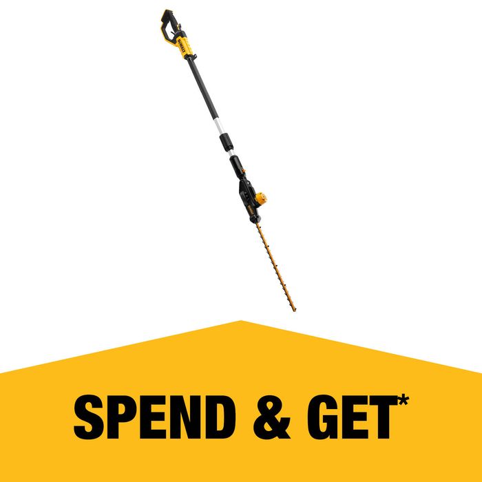 DeWALT 18V XR Cordless Pole Hedge Trimmer DCMPH566N-XE - Skin Only