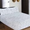 ICF Store Cotton Flannel Combo Fitted Sheet Set Queen Romano