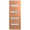 Hume 2040 x 870 x 40mm External Door Joinery Translucent Glass XS11 - 870mm