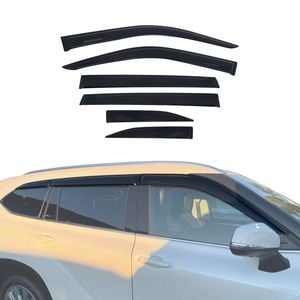 AUSGO Luxury Weather Shields for Toyota Kluger 2021-Onwards Weathershields Window Visors Wind Deflectors