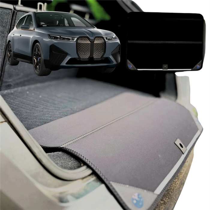 Rear Cargo Boot Bumper Protector for BMW iX 2022 - Current (I20) - XL (98 x 55) - Black