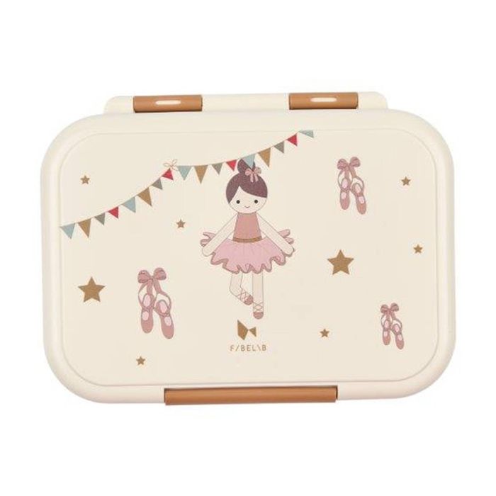 Fabelab Stainless Steel Plastic Lunch Box Ballerina Child 4yrs+
