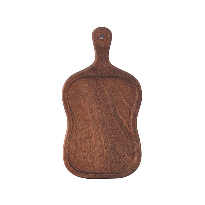 SOGA 18cm Brown Wooden Serving Tray