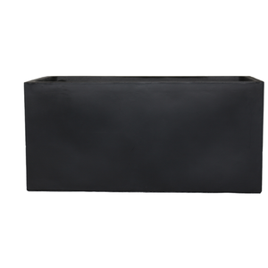 Northcote Pottery Black Emmerson Trough - 1000mm