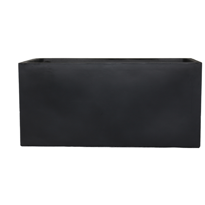 Northcote Pottery Black Emmerson Trough - 1000mm