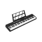 Alpha 61 Keys Electronic Piano Keyboard Digital Foldable w/ Bag