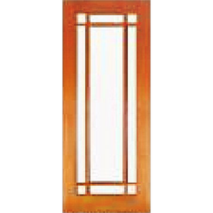 Woodcraft 2040 x 820 x 40mm Entrance Door Federation Clear Safety Glass FED2