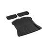 3PCS Car Rear Front Cargo Trunk Toolbox Rubber Mats Compatible for Tesla Model 3