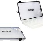 Large Wilson Waterproof Fishing Tackle Tray with Rubber Seal and Locking Clasps