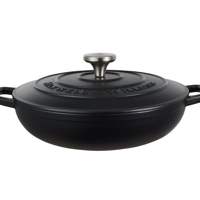 Maxwell & Williams Cast Iron Braiser Black 3.3L Capacity Cookware 27cm
